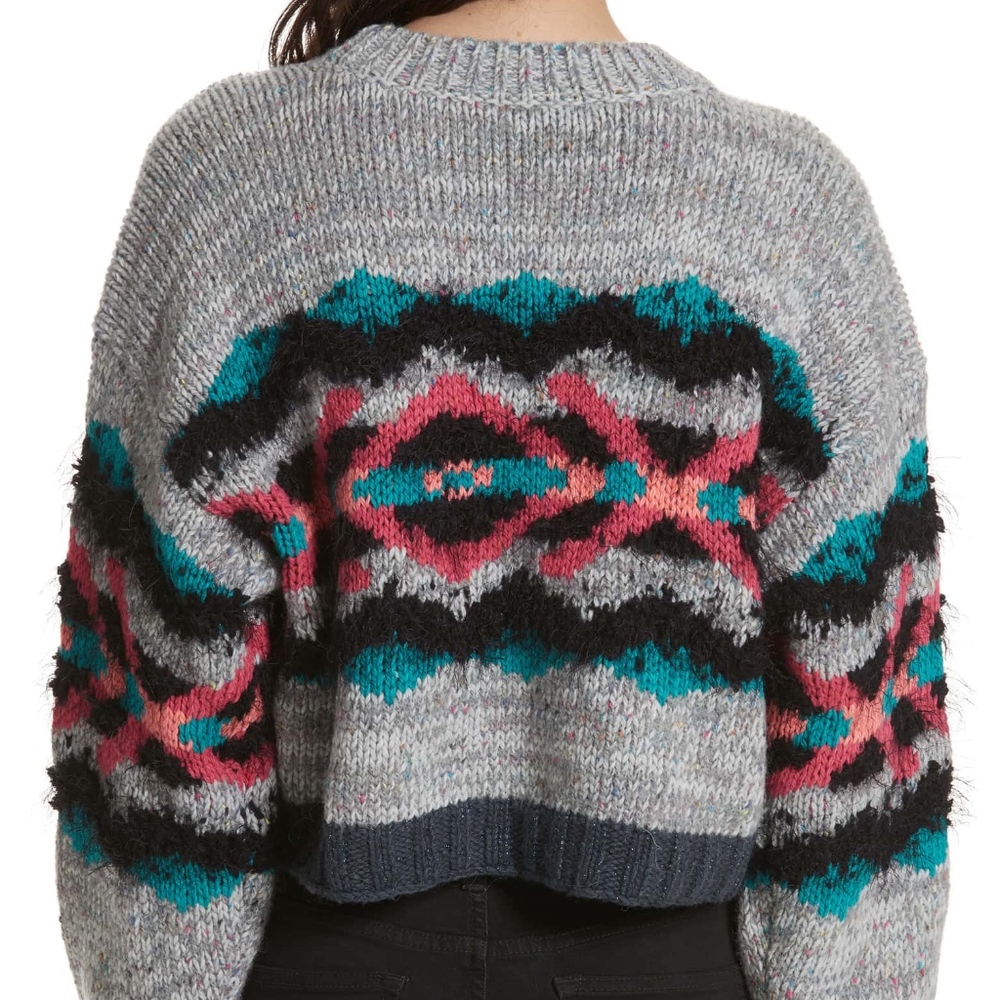 NWOT Free People I Heart You Sweater L - Picture 4 of 7